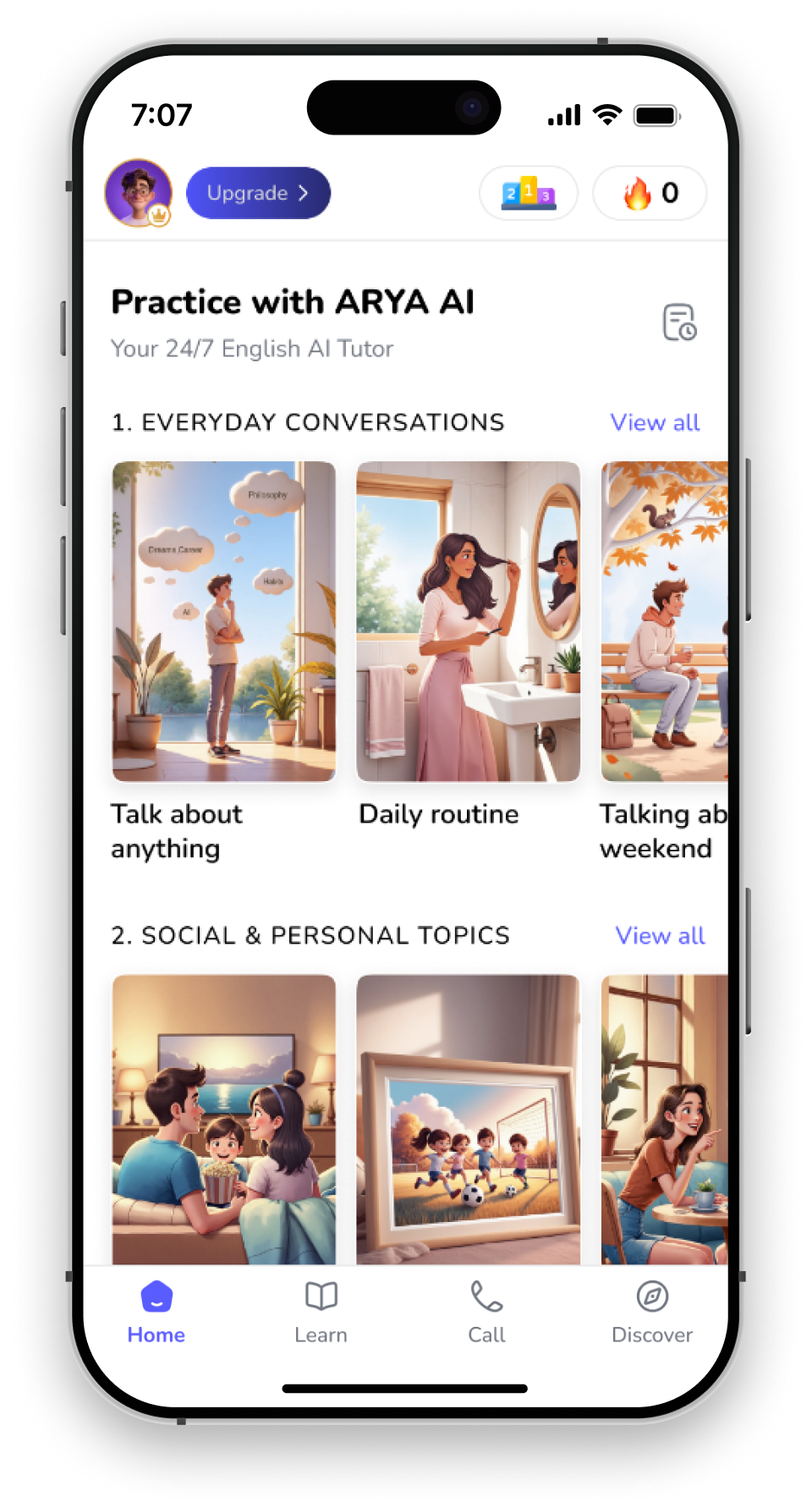 Home Screen redesign · MySivi