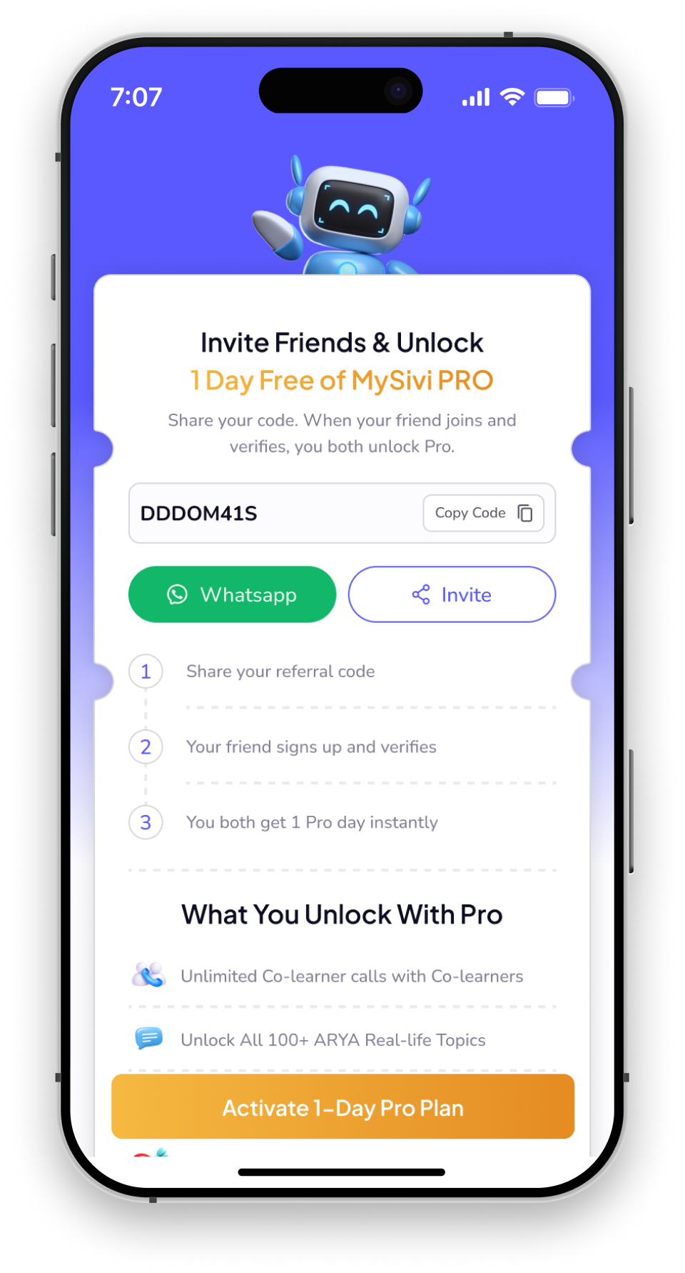 Referral flow · MySivi