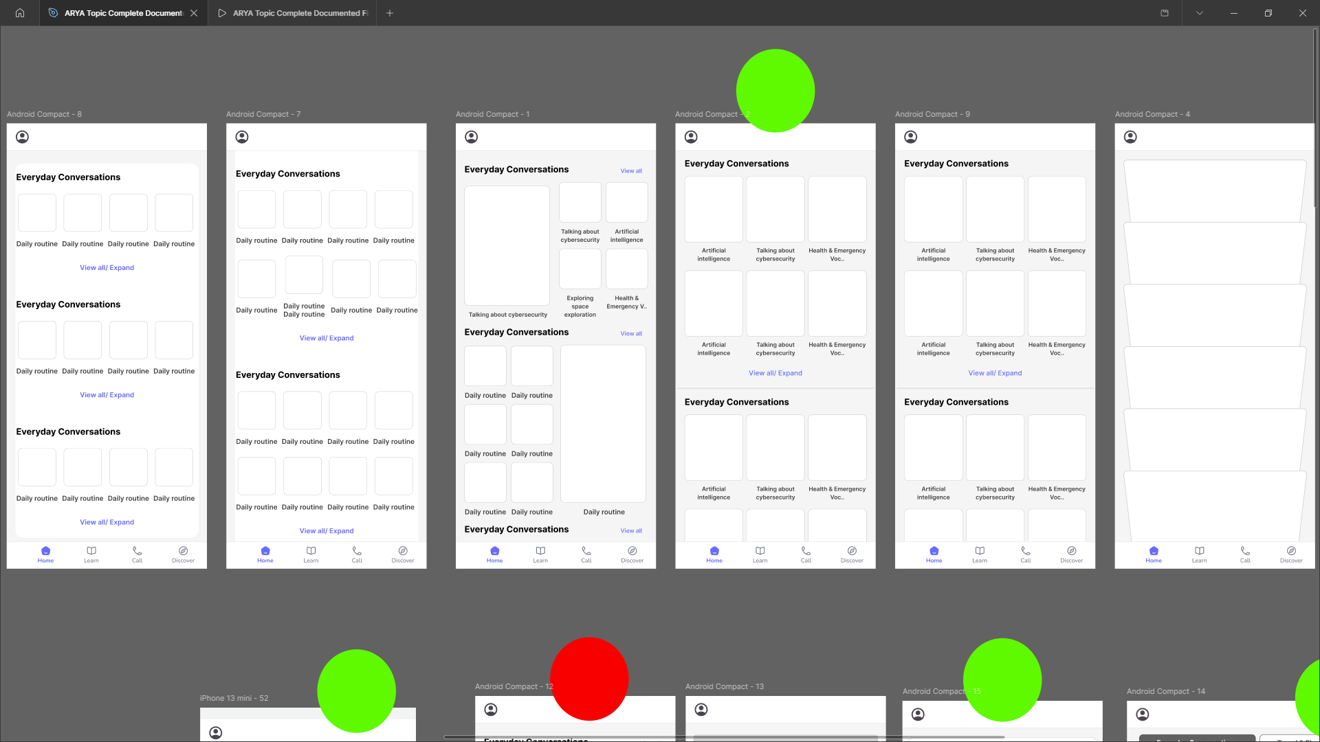 Interaction flow iteration